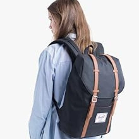 RARE NWT - Herschel Retreat Backpack - Classic | Mid-Volume 19.5 L - Dark Forest - Picture 8 of 17